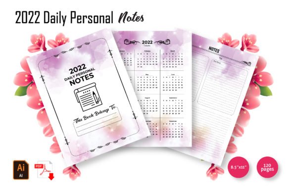 2022 Colorful Daily Personal Notes
