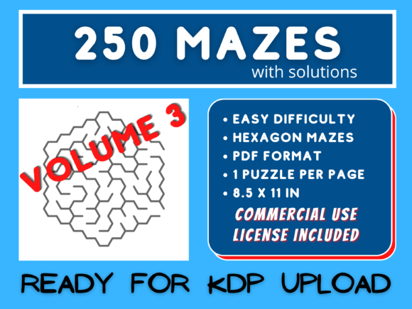 Discover the Fun and Challenge of 250 Easy Hexagon Mazes V003