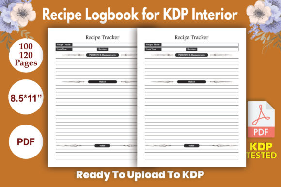 Enhance Your KDP Publishing with Recipe Logbook