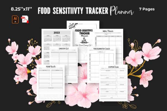 Food Sensitivity Tracker - KDP Interior: Your Comprehensive Guide to Dietary Management