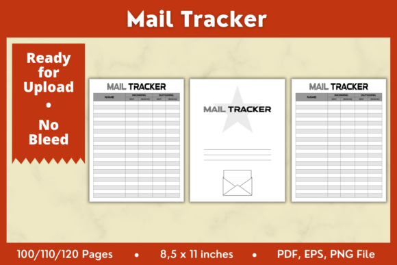 Mail Tracker KDP Interior 8,5x11in