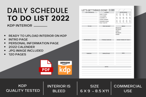 Maximize Your Productivity with the Daily Schedule to Do List 2022