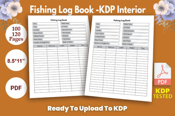 Optimize Your Fishing Experience with the Fishing Log Book - KDP Interior