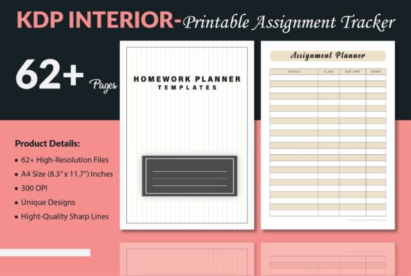 Printable Assignment Tracker: A Comprehensive Guide for KDP Upload and Usage