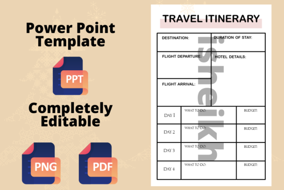 Unlocking Travel Planning with the Travel Itinerary Power Point Template